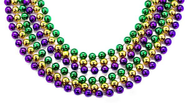 40” 10mm Round Assorted Color Beads